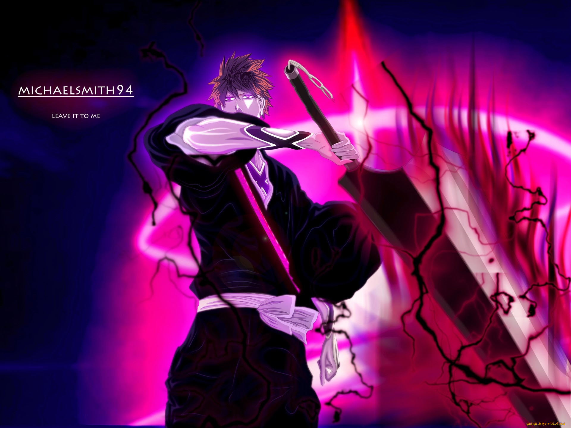 , bleach, art, , , , anime, , kurosaki, ichigo